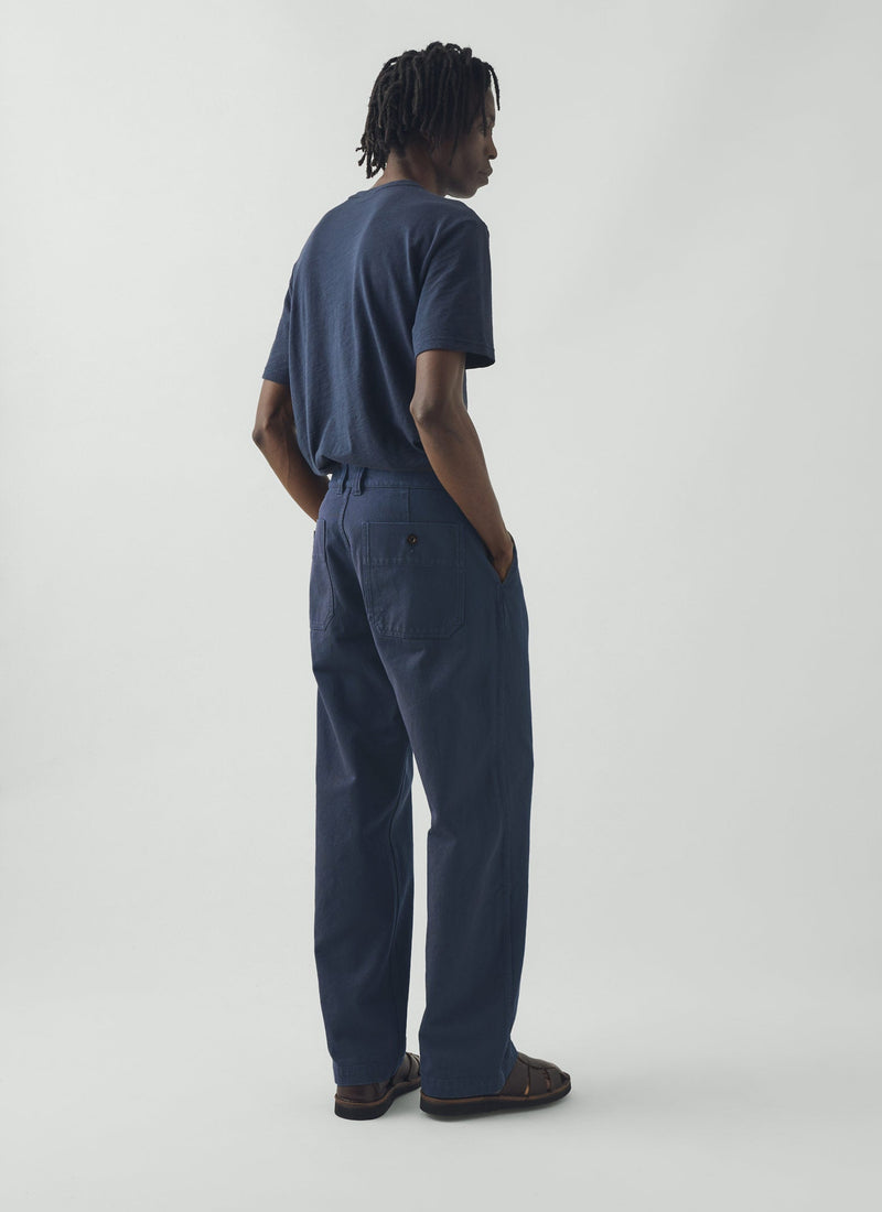 Rory Straight Leg Trousers | Maize Blue