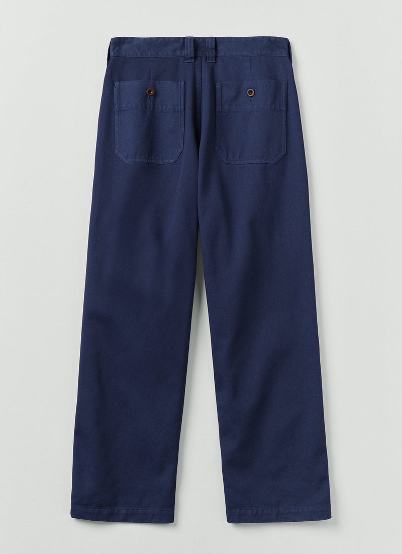 Rory Straight Leg Trousers | Maize Blue