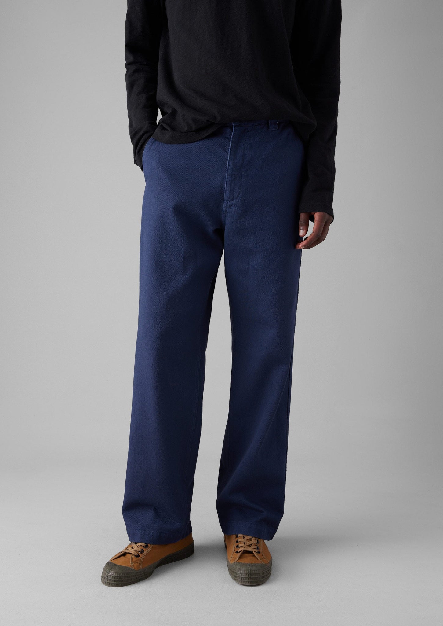 Rory Straight Leg Trousers | Maize Blue