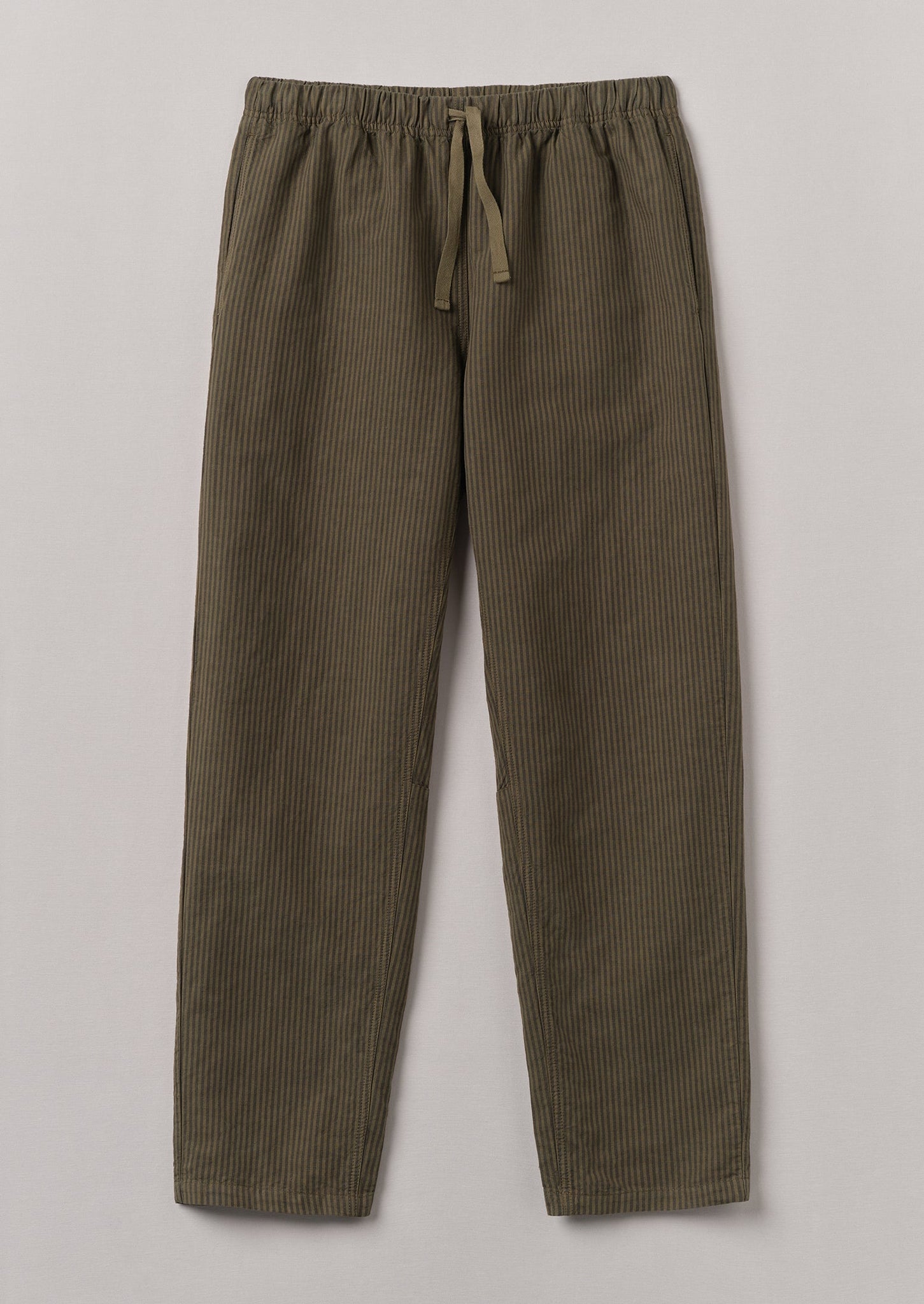 Alfie Overdyed Stripe Trousers | Fawn
