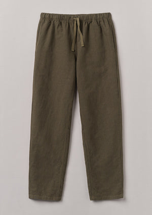 Alfie Overdyed Stripe Trousers | Fawn