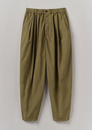 Cotton Poplin Tapered Trousers | Montella