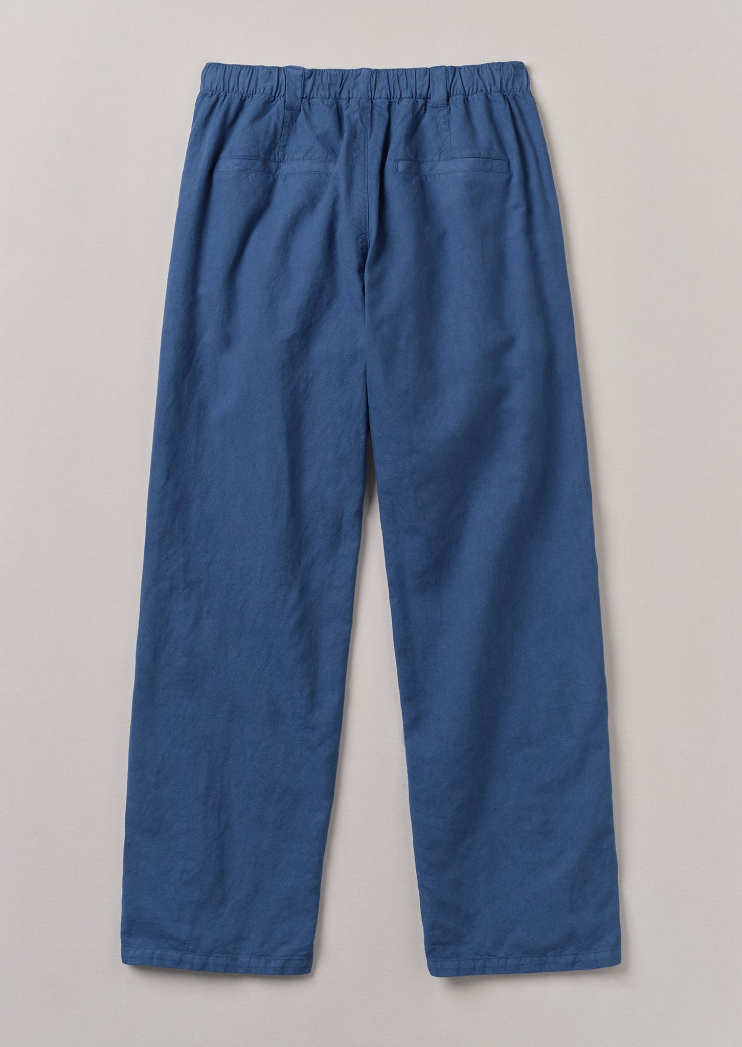 Rory Cotton Linen Drawstring Trousers | Washed Indigo