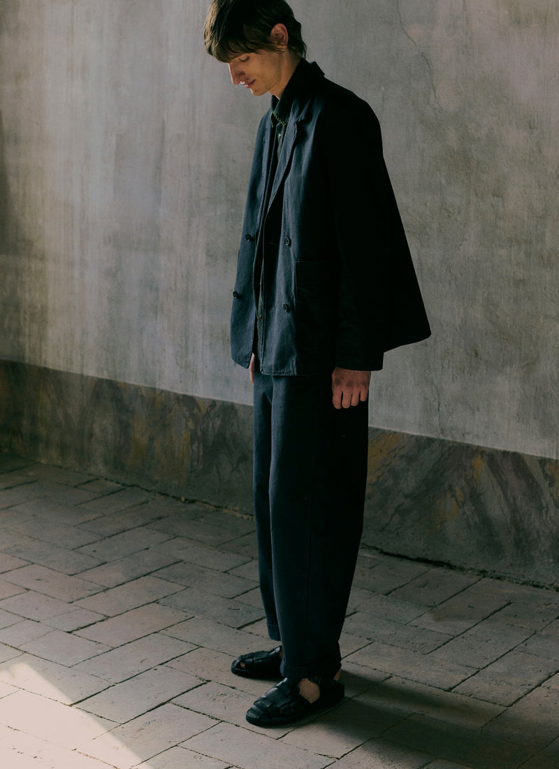 Rory Cotton Canvas Trousers | Slate