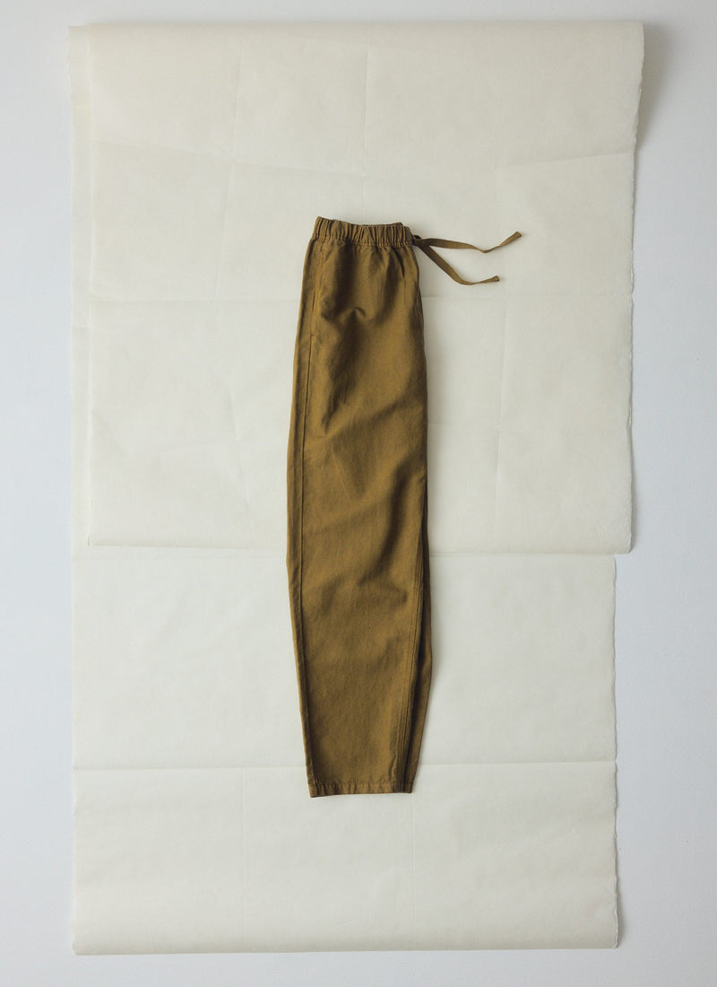 Alfie Garment Dyed Herringbone Trousers | Woodland Green