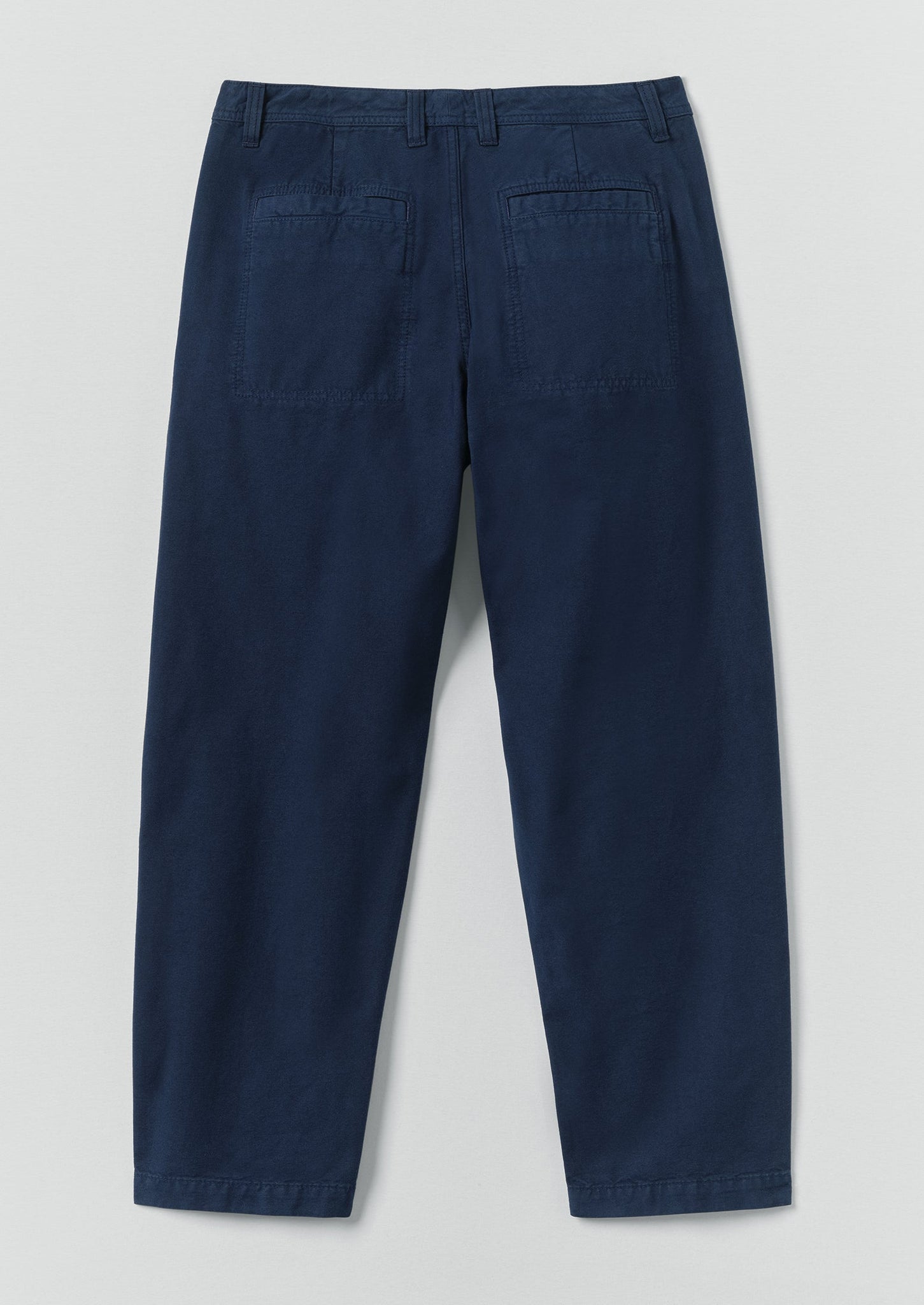 Elliot Garment Dyed Cotton Canvas Trousers | Uniform Blue