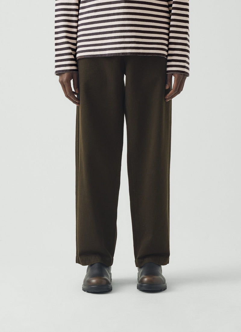 Rory Straight Leg Trousers | Iron Green