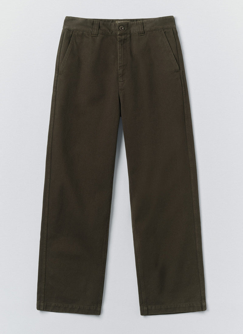 Rory Straight Leg Trousers | Iron Green