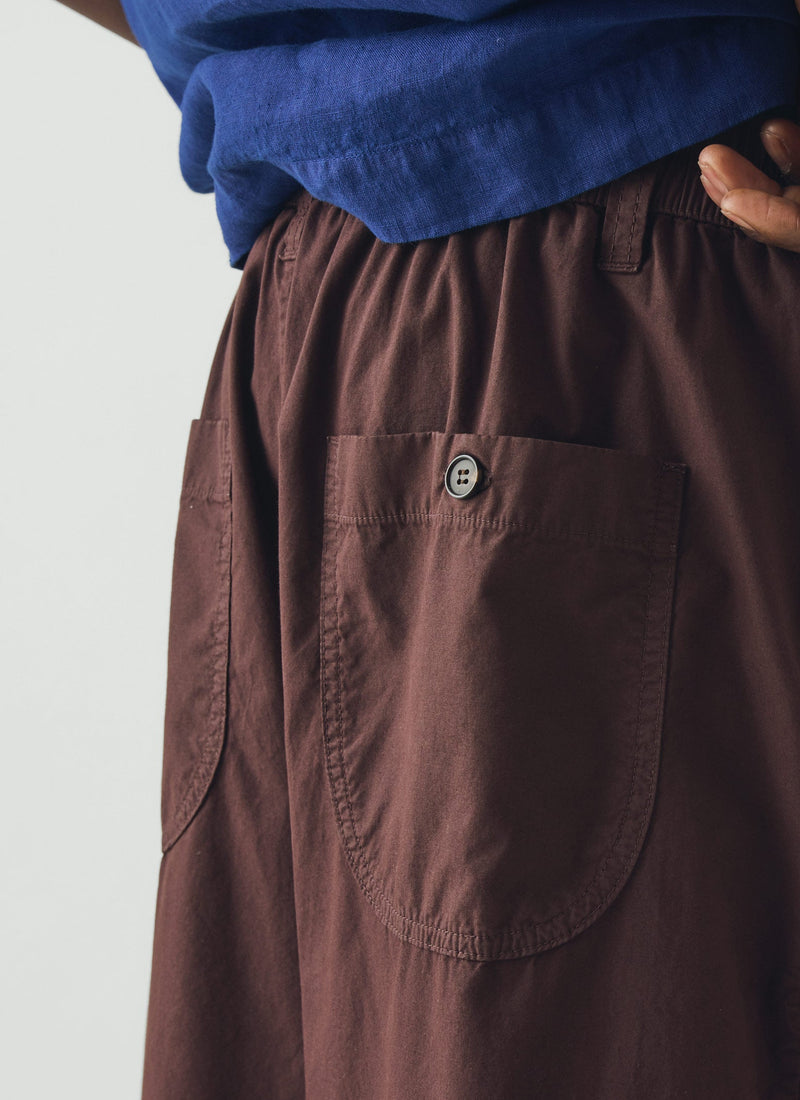 Casper Cotton Poplin Trousers | Fig