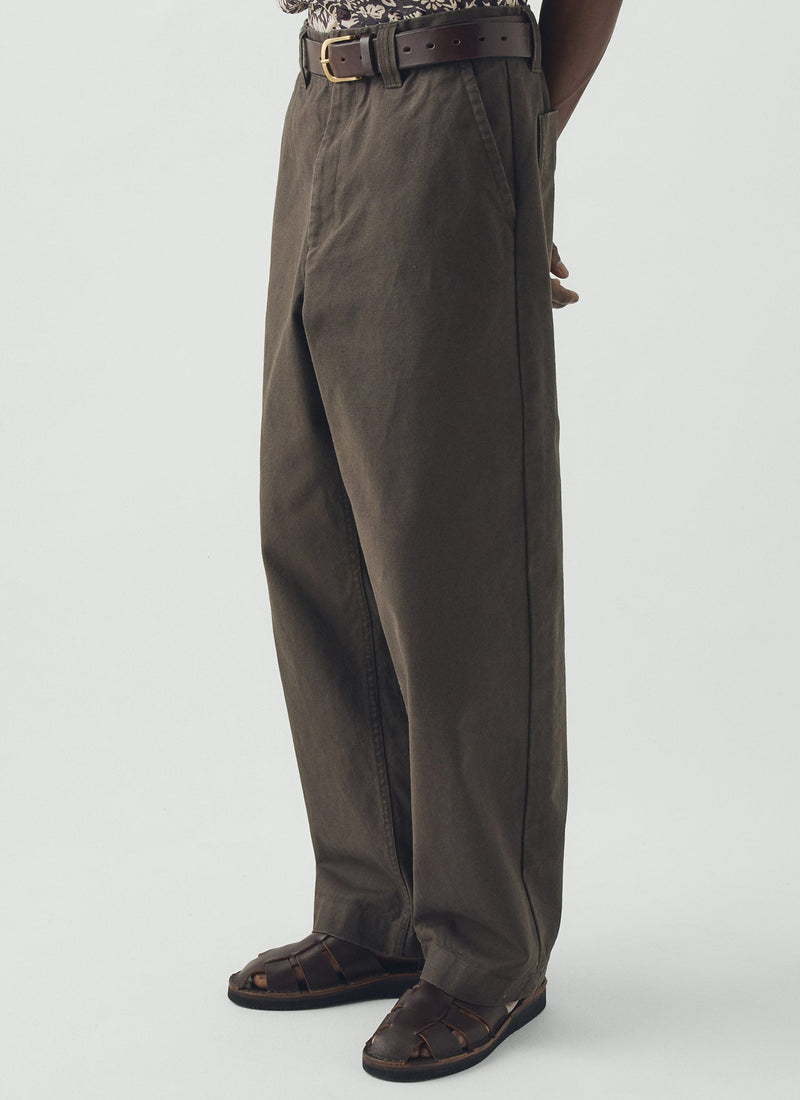 Rory Cotton Canvas Trousers | Flint Grey