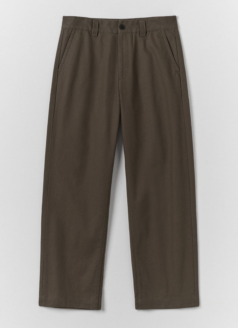 Rory Cotton Canvas Trousers | Flint Grey