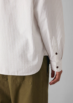 Jacquard Stripe Shirt | Shale Stone