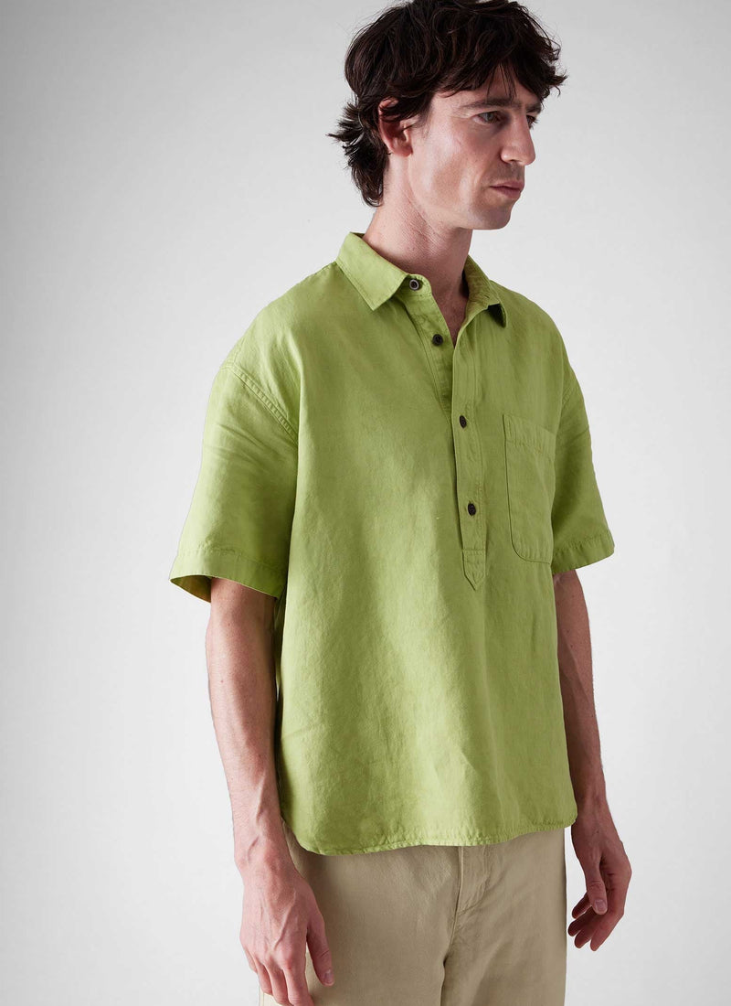 Pullover Short Sleeve Shirt | Matcha