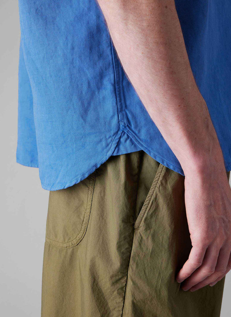 Pullover Short Sleeve Shirt | Sea Blue