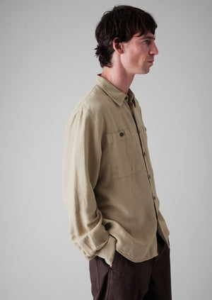 Garment Dyed Patch Pocket Shirt | Salt