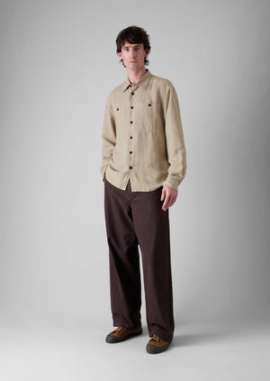 Garment Dyed Patch Pocket Shirt | Salt