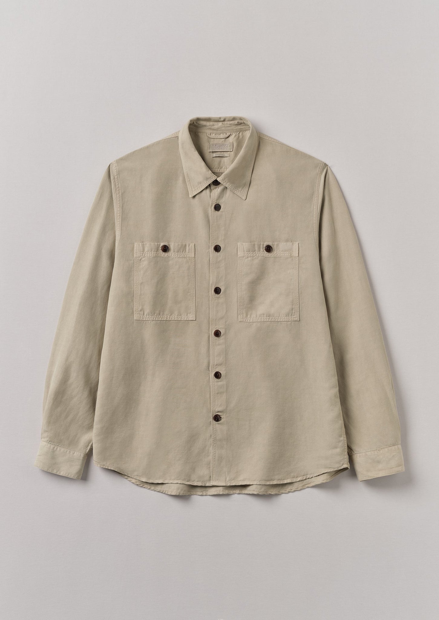 Garment Dyed Patch Pocket Shirt | Salt
