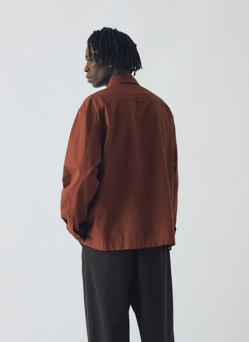 Elis Garment Dyed Oxford Shirt | Cinnamon