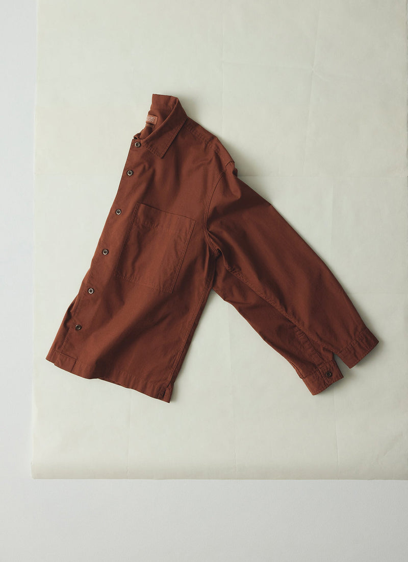 Elis Garment Dyed Oxford Shirt | Cinnamon