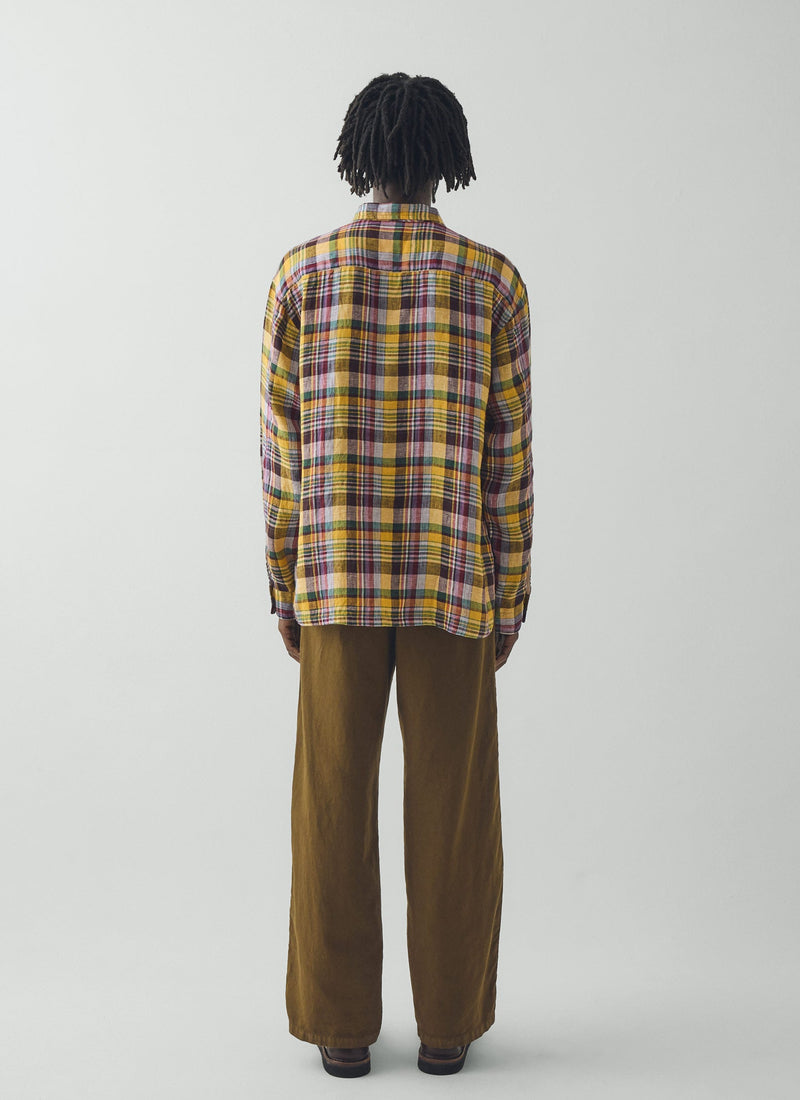Gelato Check Linen Shirt | Multi