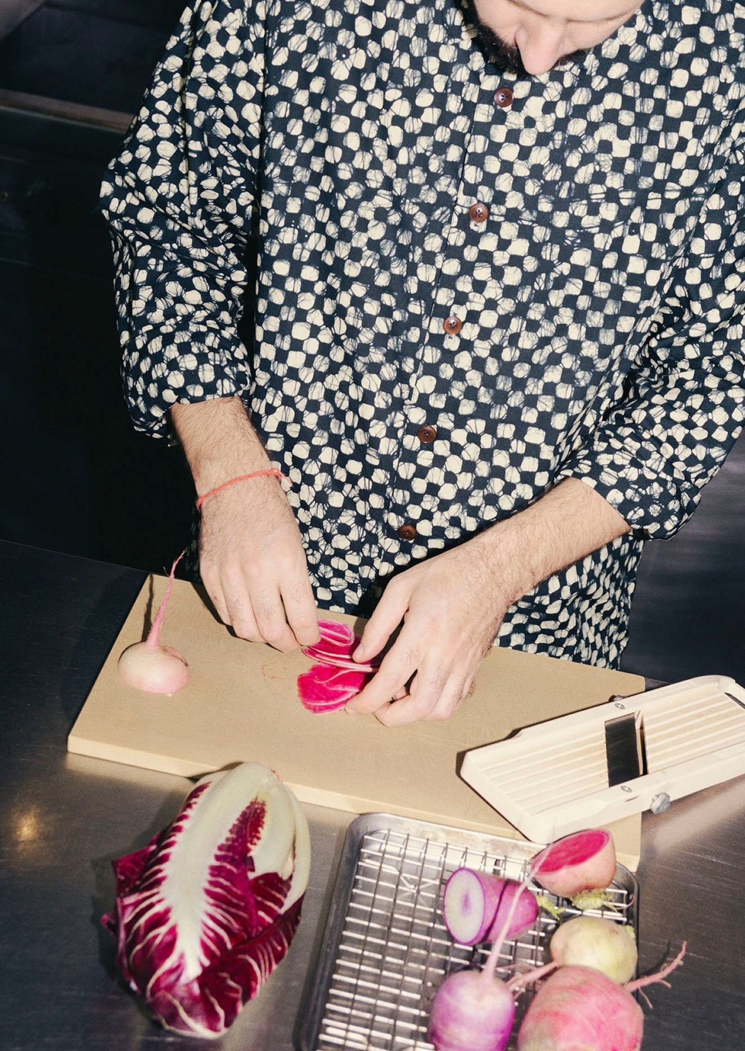 Batik Cook Check Shirt | Oil Green