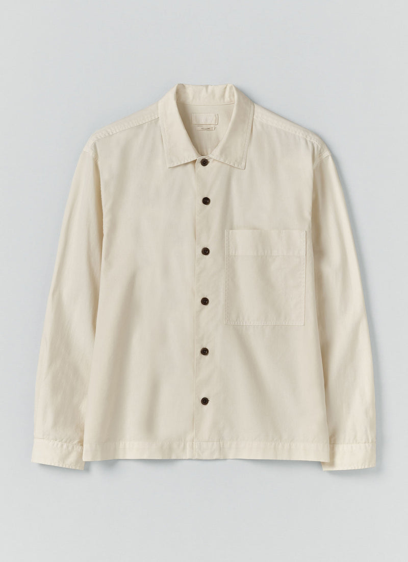 Elis Garment Dyed Oxford Shirt | Ecru