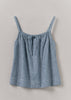 Lightweight Linen Cotton Cami | Dusty Blue