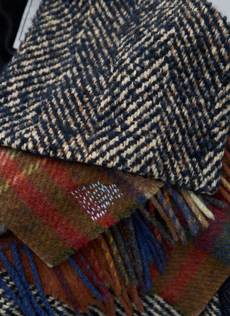 Renewed Draped Coat By Bethany Williams | Navy Multi
