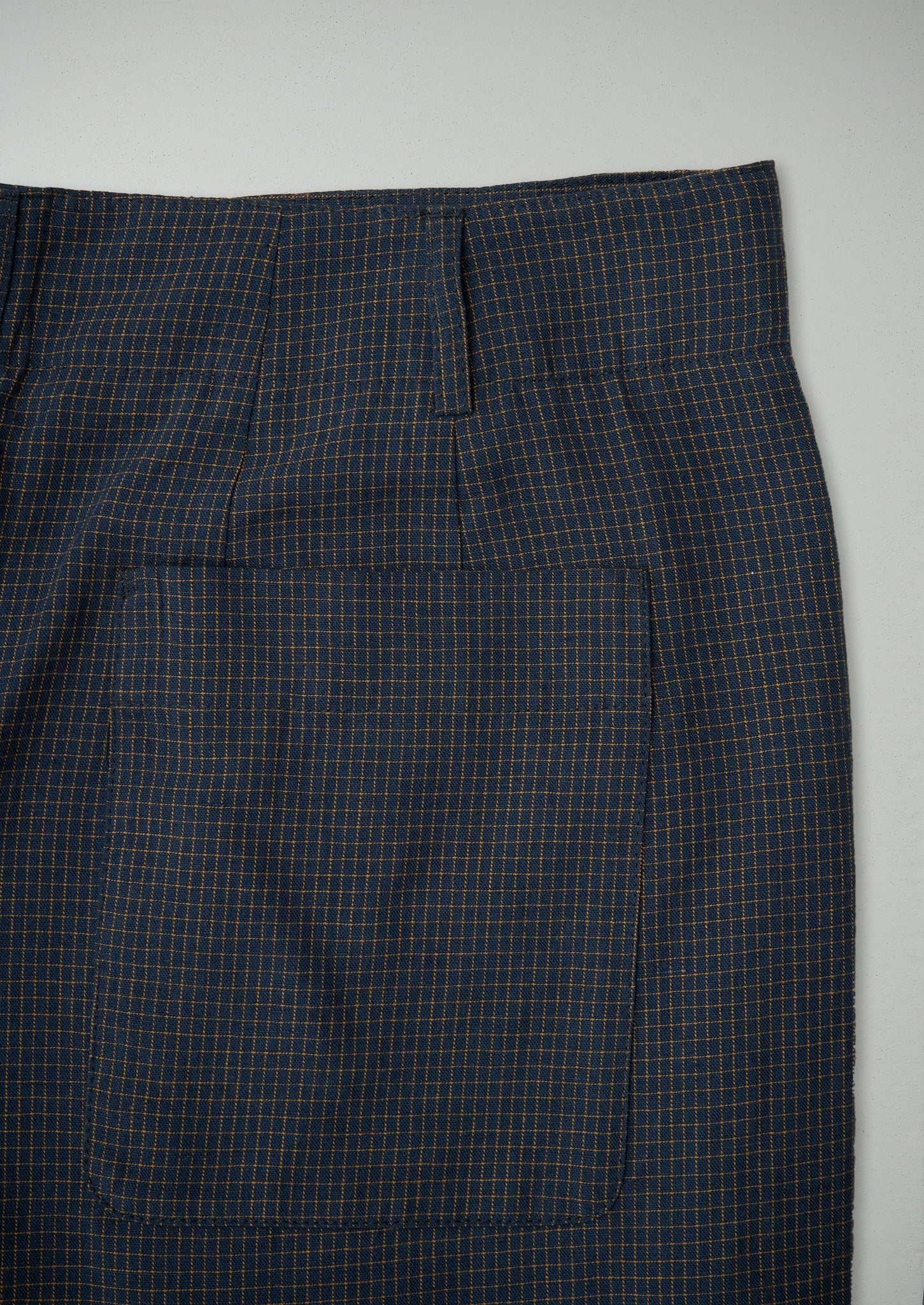 Renewed Mariner Grid Check Trousers Size 14 (51) | North Sea