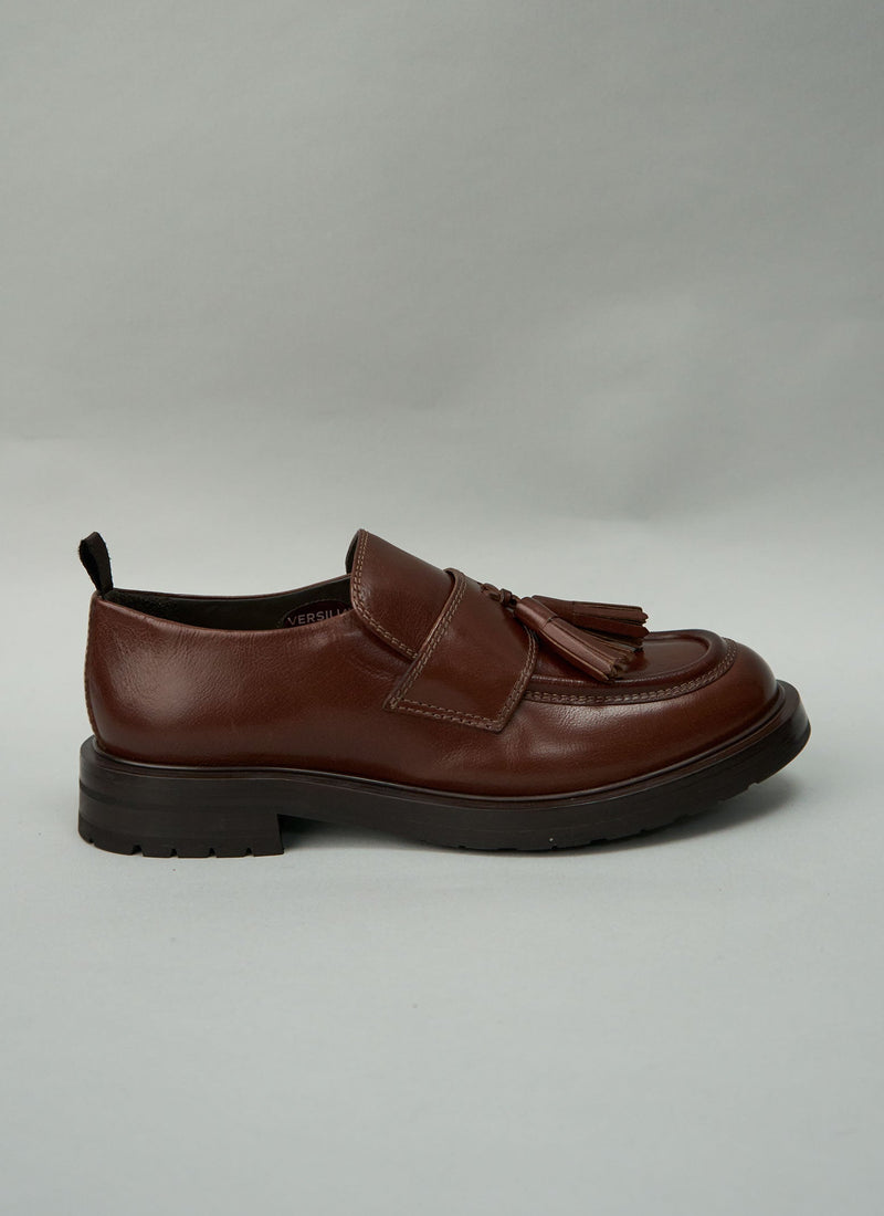 Reworn Sturlini Tassel Loafer Size 40 (775) | Tobacco