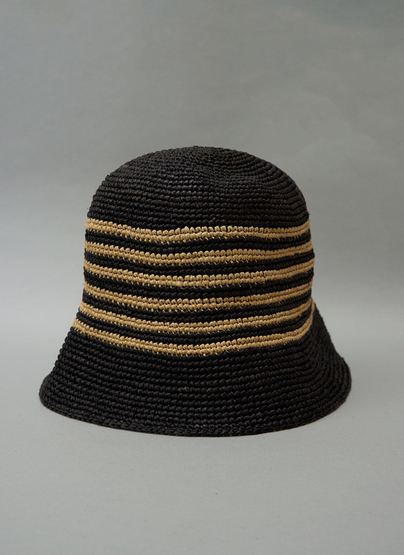 Reworn Raffia Hat (093) | Multi