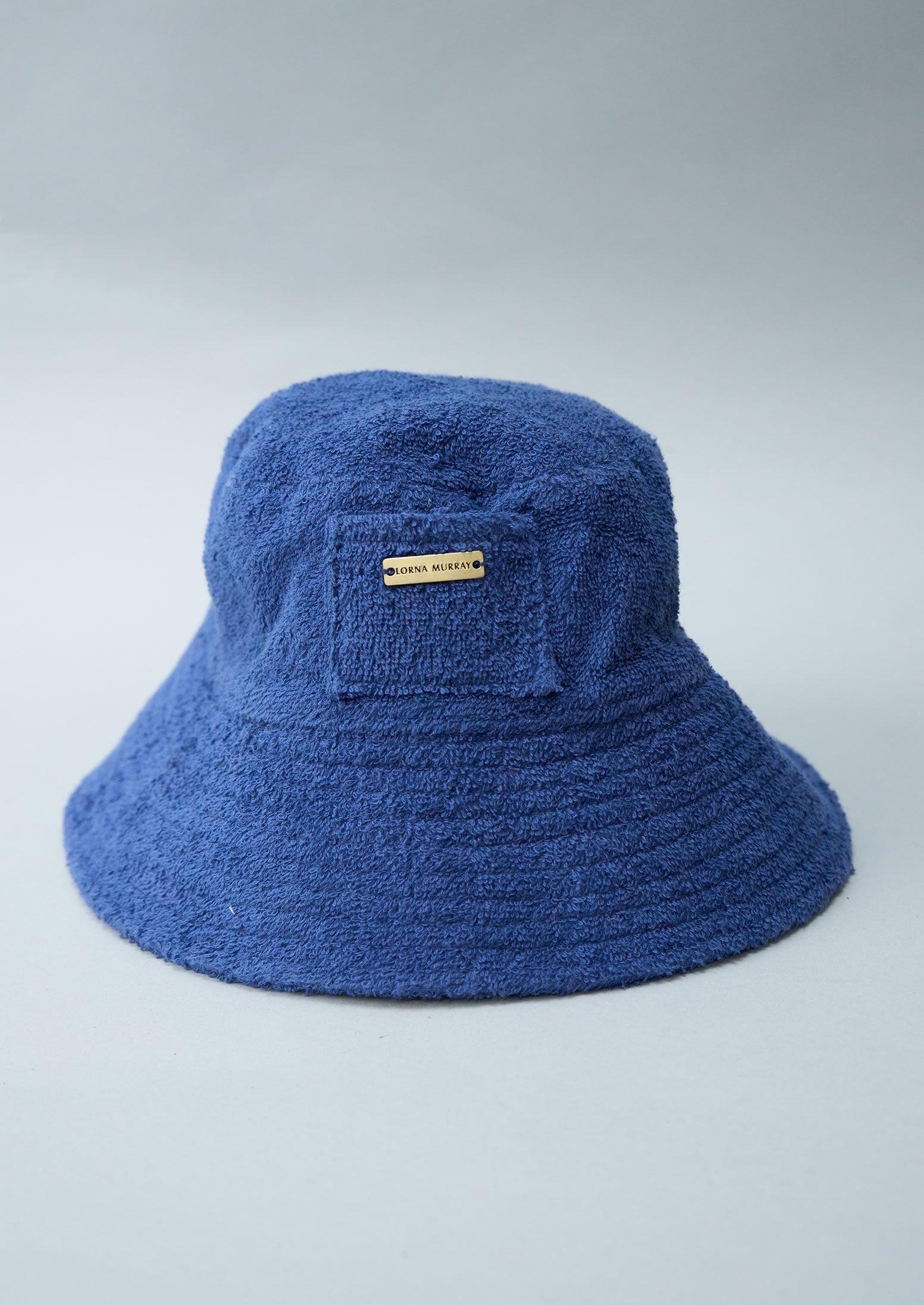 Reworn Towelling Hat (085) | Blue
