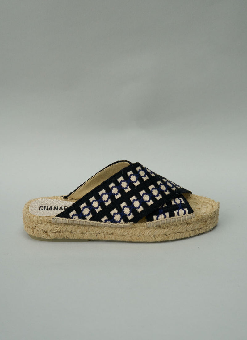 Reworn  Hand Woven Espadrilles Size 37 (720) | Blue