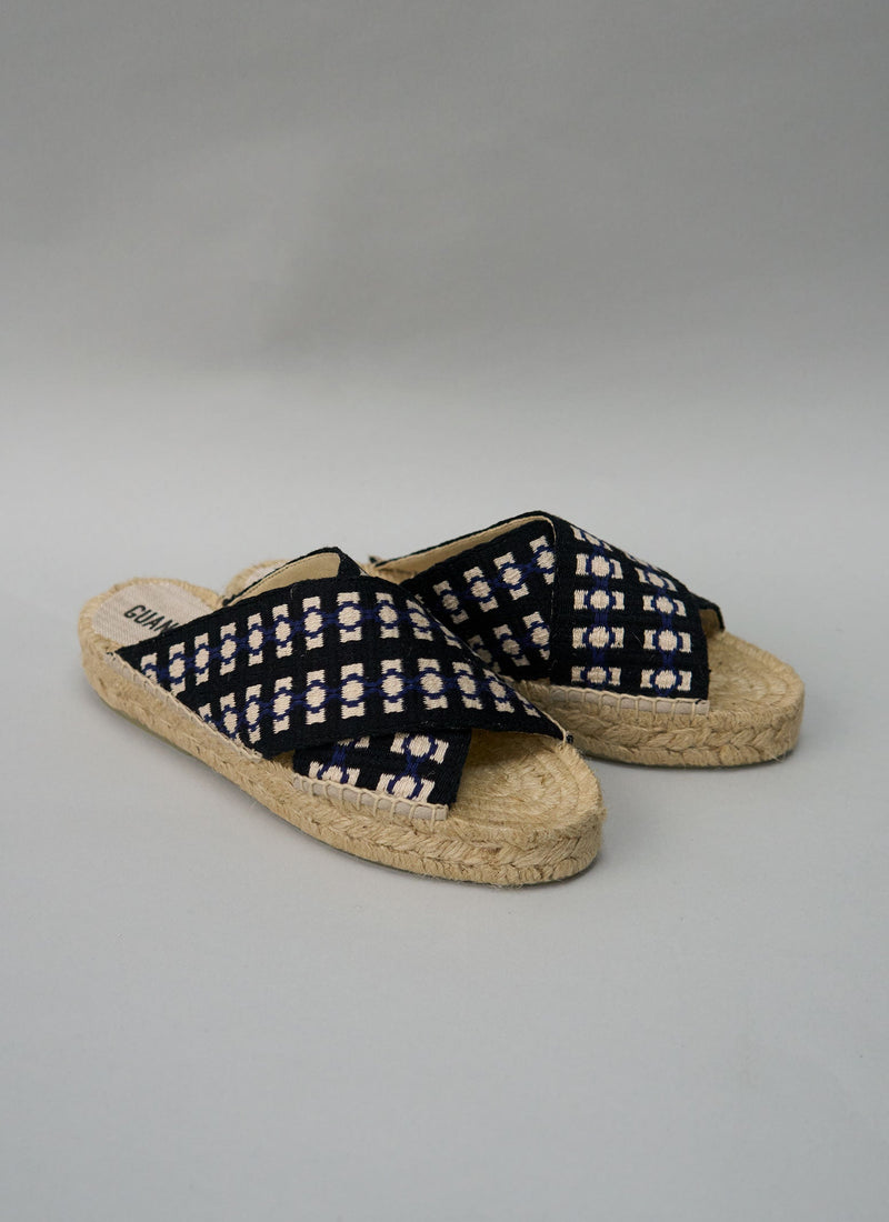 Reworn  Hand Woven Espadrilles Size 37 (720) | Blue