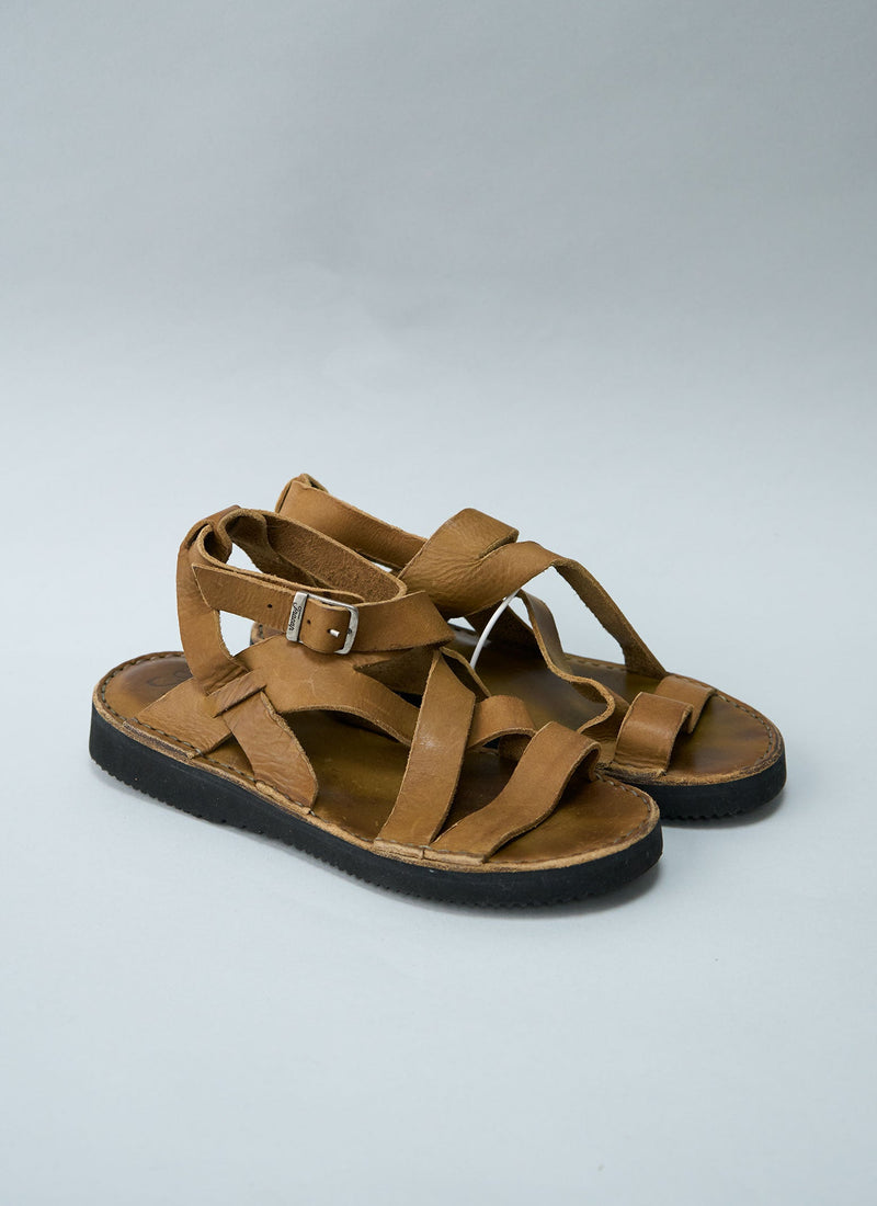 Reworn Eve Sandals Size 37 (636) | Olive