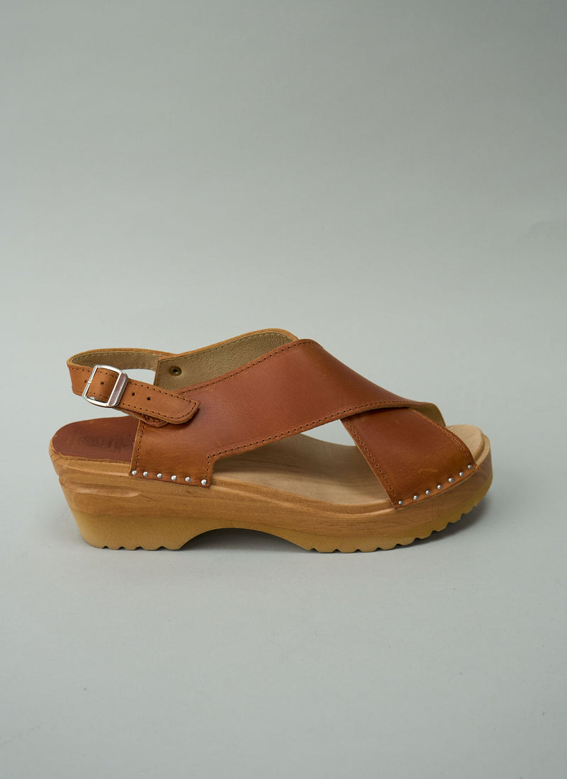 Reworn Troentorp Clog Sandals Size 40 (583) | Tan