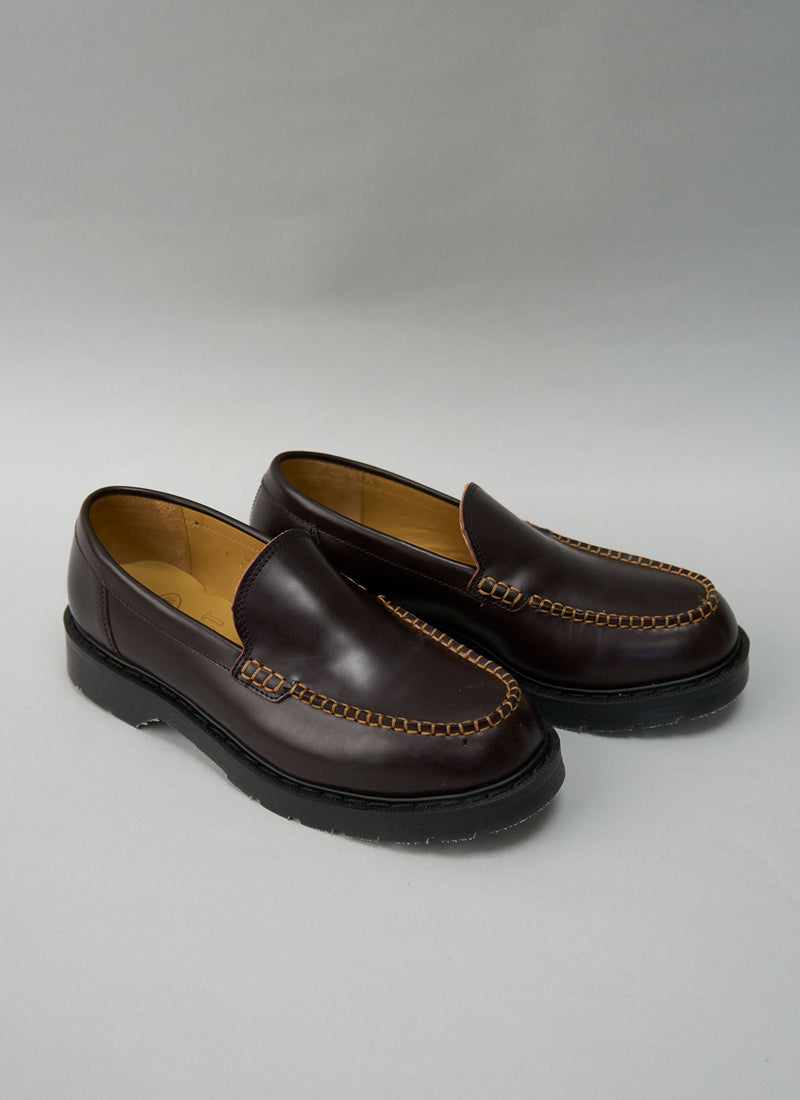 Reworn Solovair Leather Loafers Size 7 (712) | Cordovan