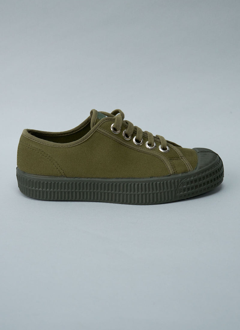 Reworn Novesta Star Master Plimsolls Size 36 (683) | Olive