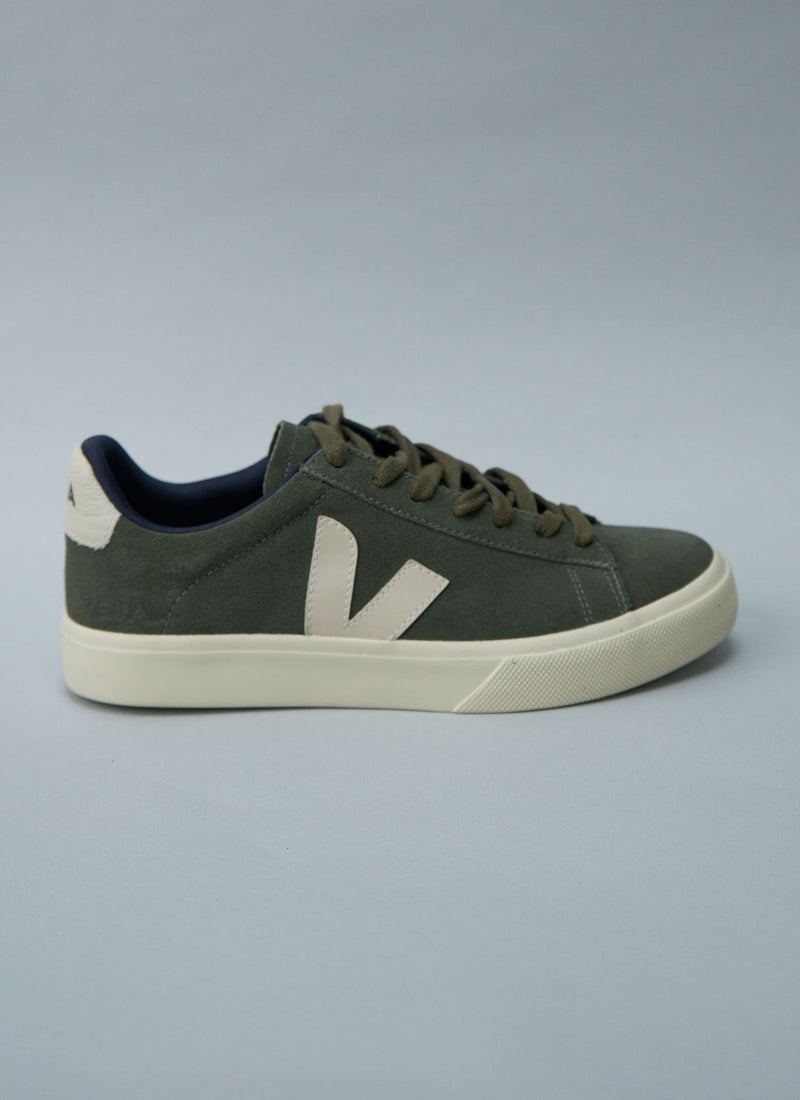 Reworn Veja Suede Trainers Size 39 (677) | Khaki