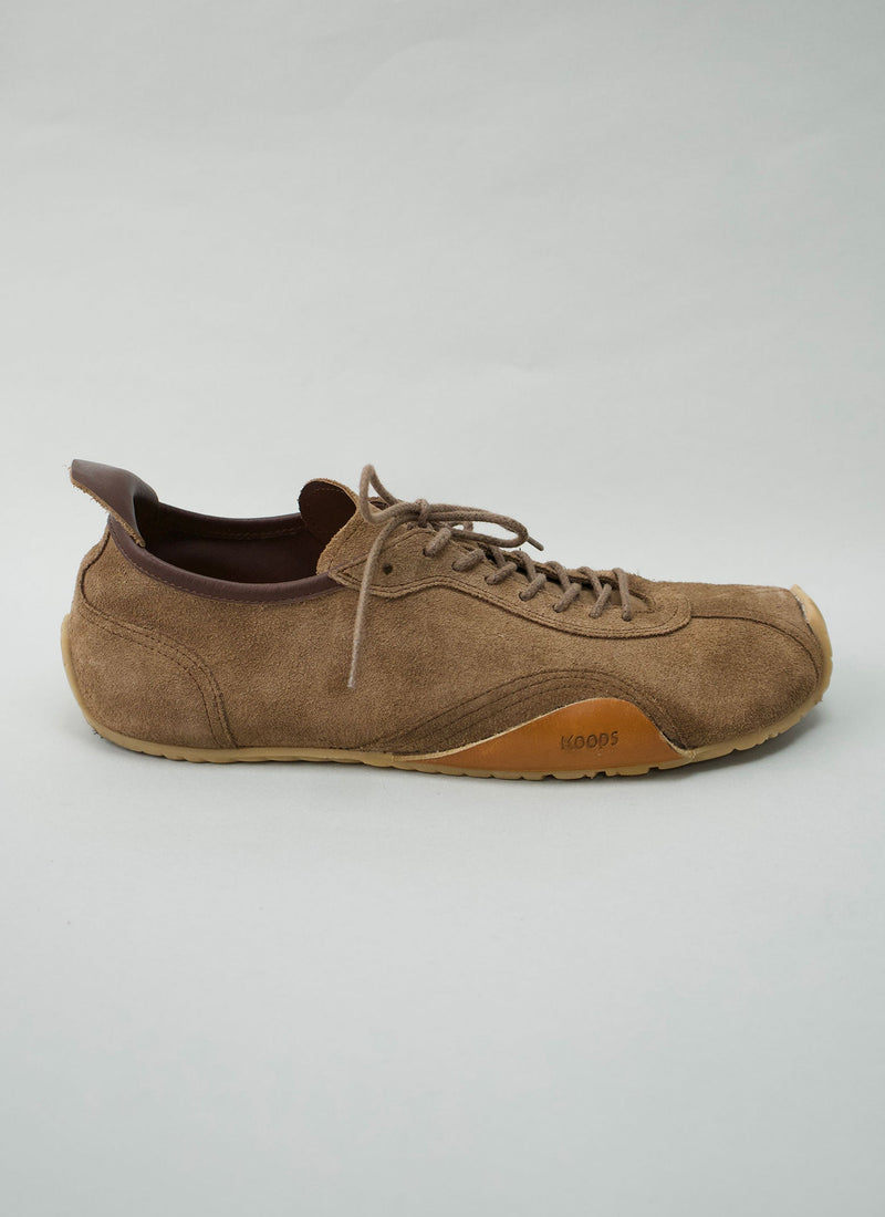 Reworn Koops Suede Trainers Size 41 (768) | Wood
