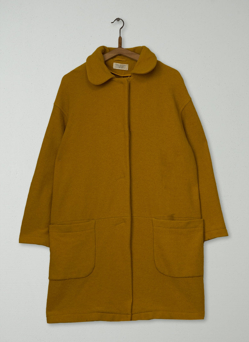 Reworn Margit Coat Size 12 (171) | Honey