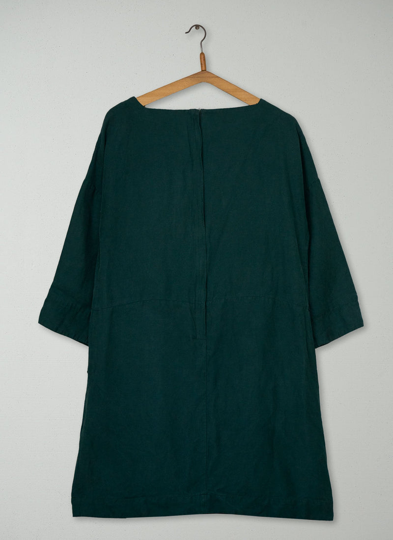Reworn Cyd Dress Size 12 (2030) | Dark Green