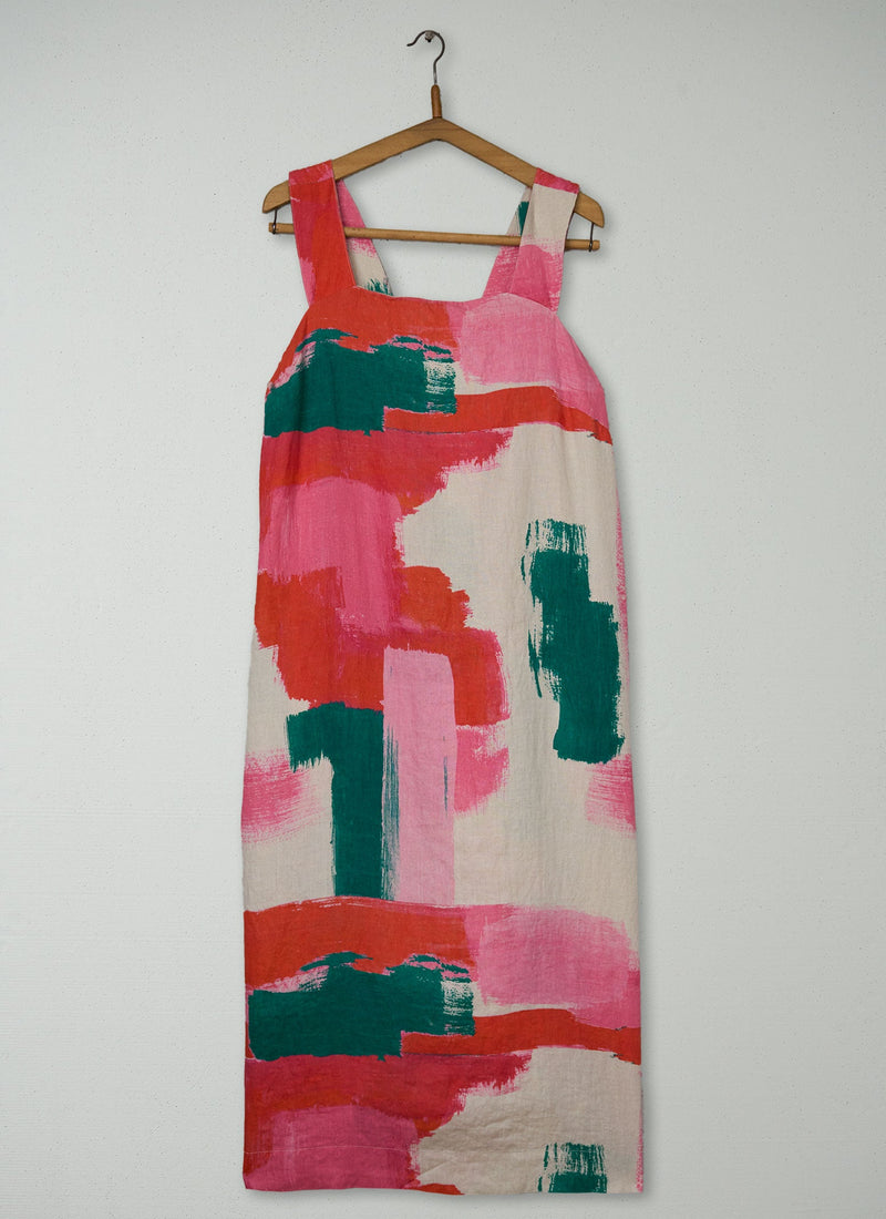 Reworn Medee Dress Size 16 (1930) | Multi