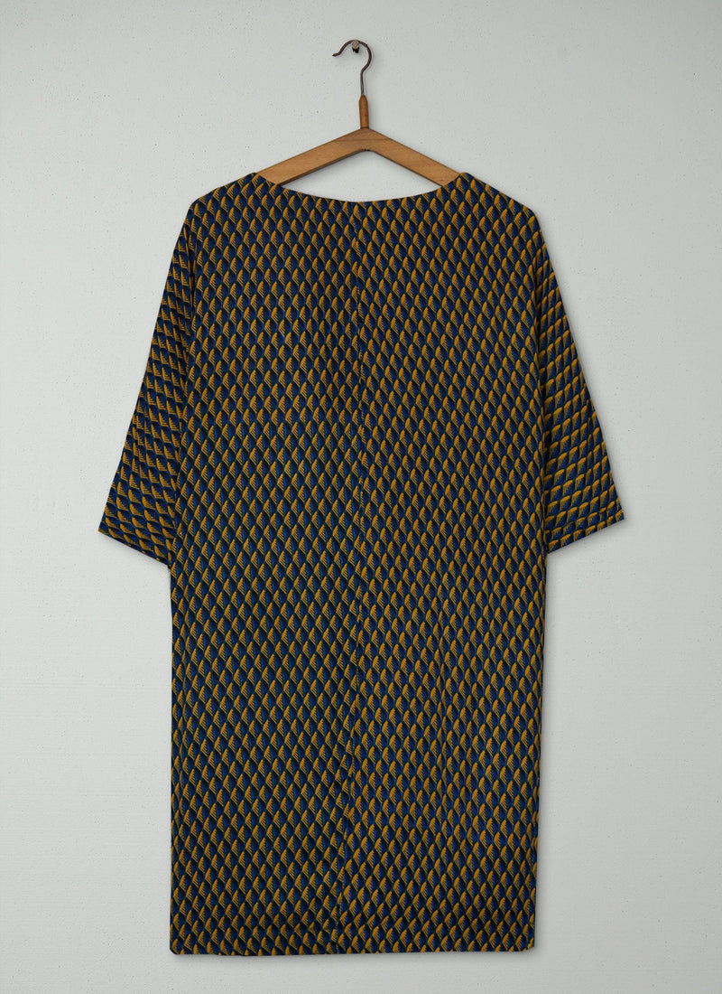 Reworn Miniature Leaf Print Dress Size 12 (1868) | Multi