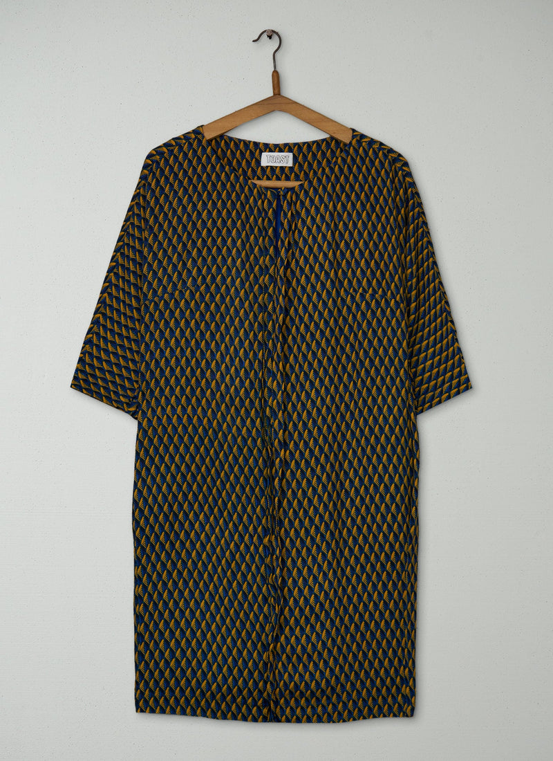 Reworn Miniature Leaf Print Dress Size 12 (1868) | Multi