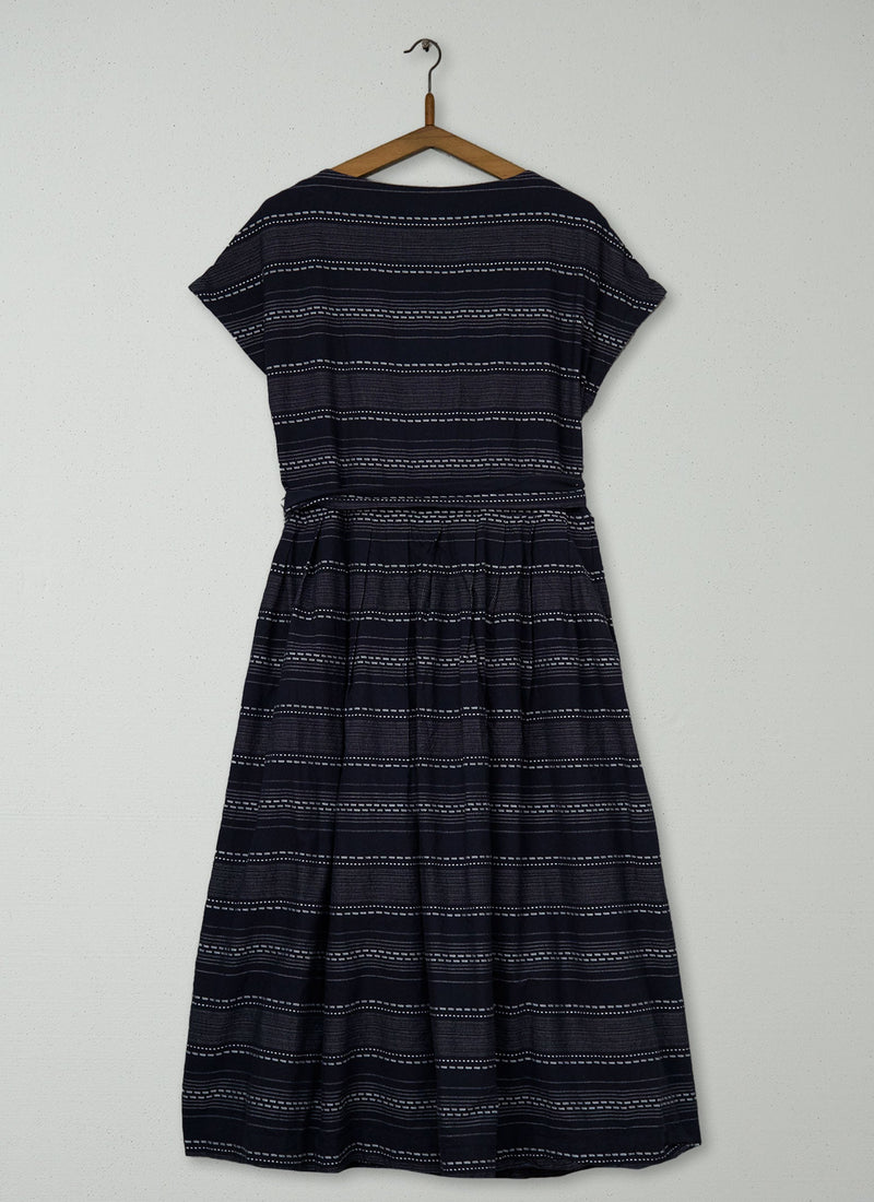 Reworn Woven Stripe Dress Size 14 (1899) | Multi