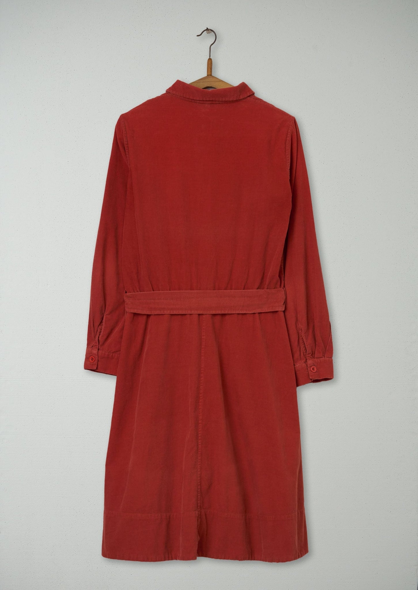Reworn Needlecord Dress Size 10 (973) | Orange
