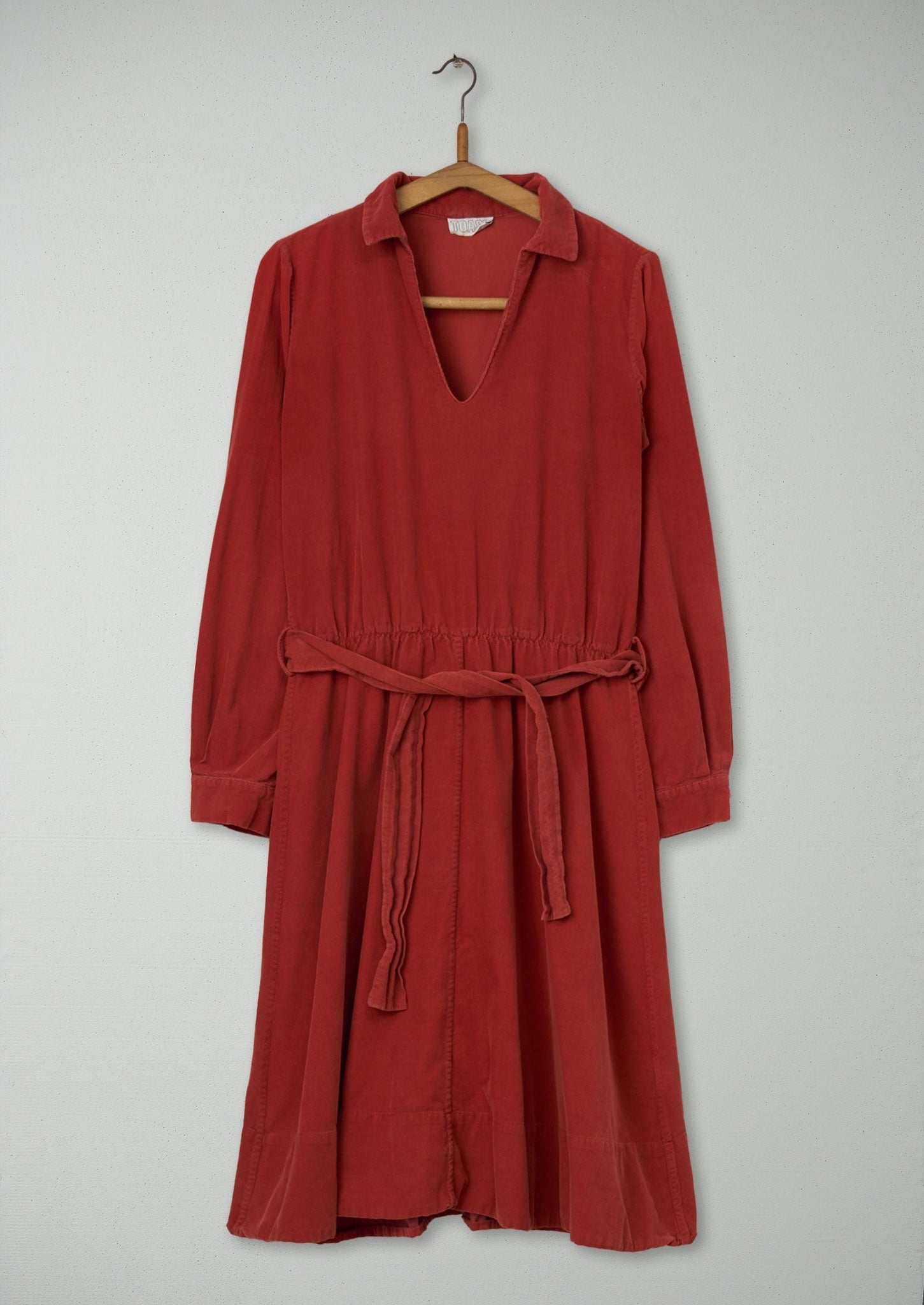 Reworn Needlecord Dress Size 10 (973) | Orange