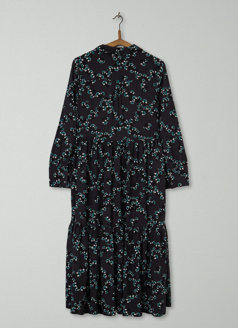 Reworn Floral Print Shirt Dress Size 10 (2215) | Multi