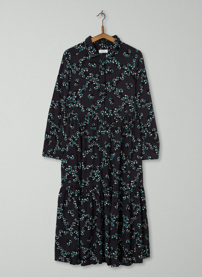 Reworn Floral Print Shirt Dress Size 10 (2215) | Multi
